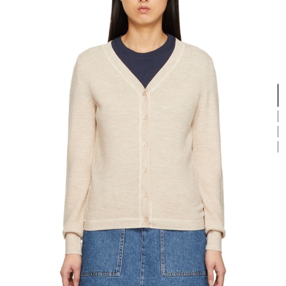 A.P.C. Beige Cathy Cardigan - Picture 5 of 5